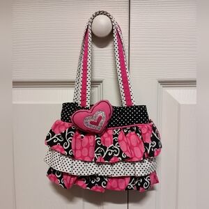 Douglas Hot Jazz Ruffle Tote Purse